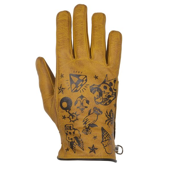 Motorcycle Gloves Helstons Dream Winter Gold