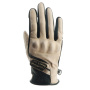 Motorcycle Gloves Helstons DS Lady Summer Leather Black Beige