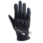 Motorcycle Gloves Helstons DS Lady Summer Leather Black White