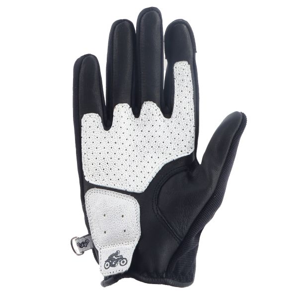 Helstons Duna Lady Summer 4Ways Leather Black White