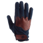Motorcycle Gloves Helstons Dune Summer 4Ways Leather Blue Tan