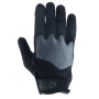 Motorcycle Gloves Helstons Dune Summer 4Ways Leather Black Grey