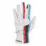 Motorcycle Gloves Helstons Eagle Air Summer White Blue