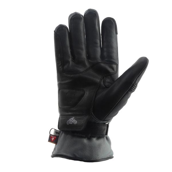 Helstons Fender Heater Leather Black Grey