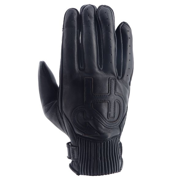 Motorcycle Gloves Helstons Golf Summer Leather Black Motorcycle Gloves Helstons Golf Summer Leather Black