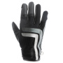 Motorcycle Gloves Helstons Jeff Summer Black Grey White