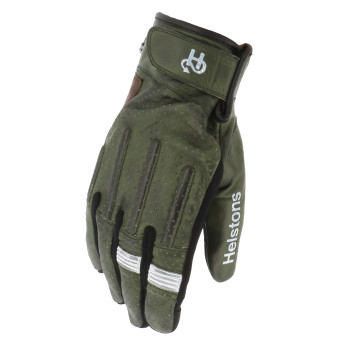 Motorcycle Gloves Helstons Leo Air Summer Khaki Brown