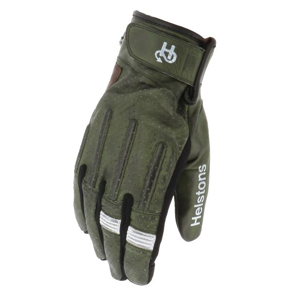 Motorcycle Gloves Helstons Leo Air Summer Khaki Brown