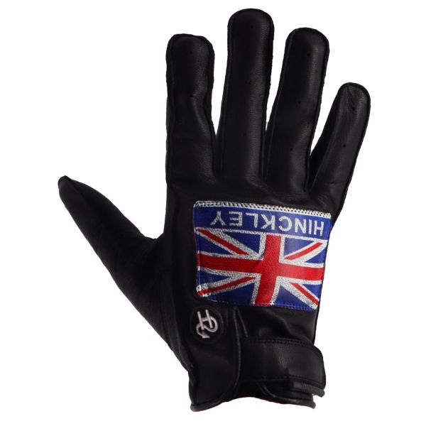 Motorcycle Gloves Helstons Logo Black Hinckley Motorcycle Gloves Helstons Logo Black Hinckley