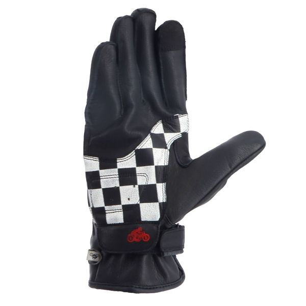 Helstons Motul Petrol Summer Leather Black White Red
