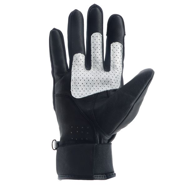 Helstons Neo Air Summer Leather Black White