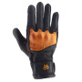 Motorcycle Gloves Helstons Neo Air Summer Leather Black Gold