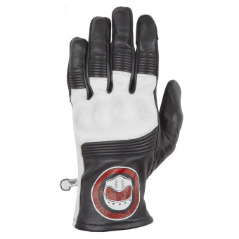 Motorcycle Gloves Helstons Piste Summer Black White Motorcycle Gloves Helstons Piste Summer Black White