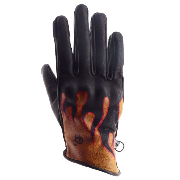 Motorcycle Gloves Helstons Rod Air Lady Summer Leather Black Orange Red Motorcycle Gloves Helstons Rod Air Lady Summer Leather Black Orange Red