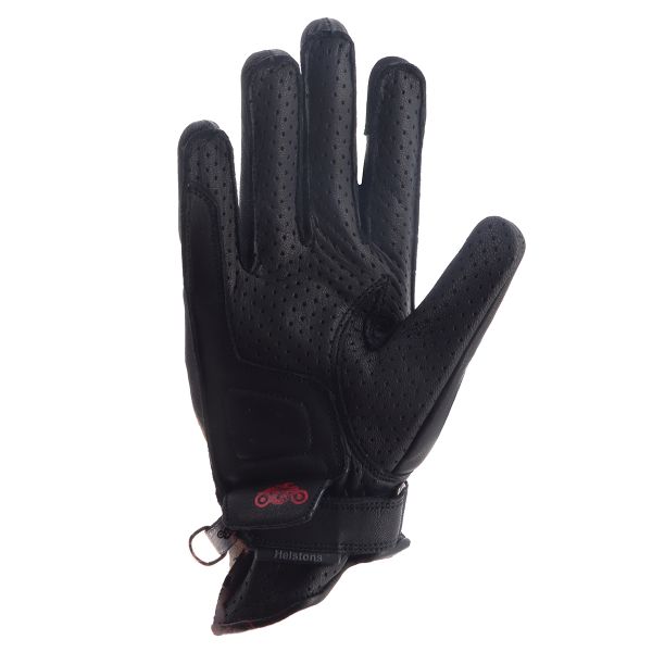 Helstons Rod Air Lady Summer Leather Black Orange Red