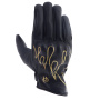 Motorcycle Gloves Helstons Rod Air Summer Leather Black Beige