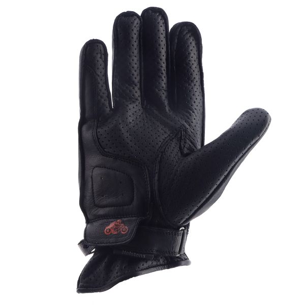 Helstons Rod Air Summer Leather Black Orange