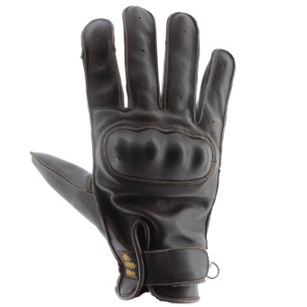 Motorcycle Gloves Helstons Roko Brown Black Motorcycle Gloves Helstons Roko Brown Black