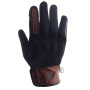 Motorcycle Gloves Helstons Sexy Lady Summer 4Ways Leather Noir Tan