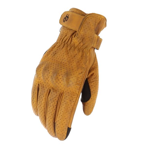 Motorcycle Gloves Helstons Ska Air Summer Gold Black
