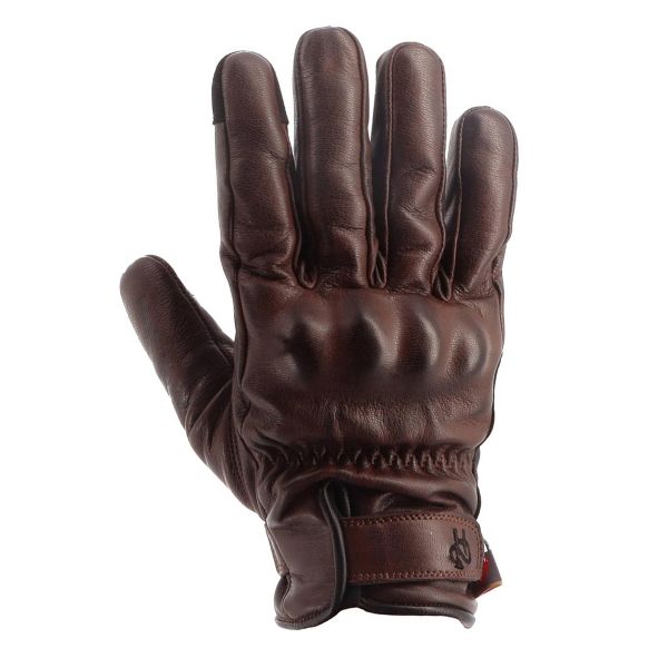 Motorcycle Gloves Helstons SKA Winter Leather Choco Black Motorcycle Gloves Helstons SKA Winter Leather Choco Black