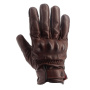 Motorcycle Gloves Helstons SKA Winter Leather Choco Black