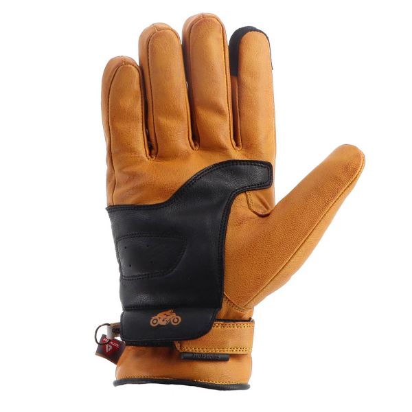 Helstons SKA Winter Leather Gold Black