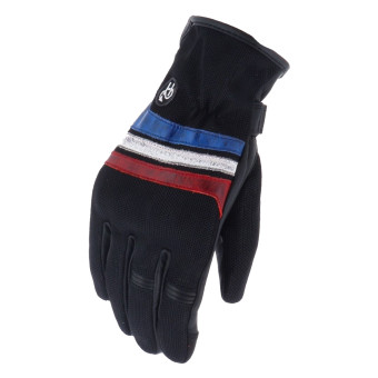 Motorcycle Gloves Helstons Skyline Air Mesh Black Blue White Red