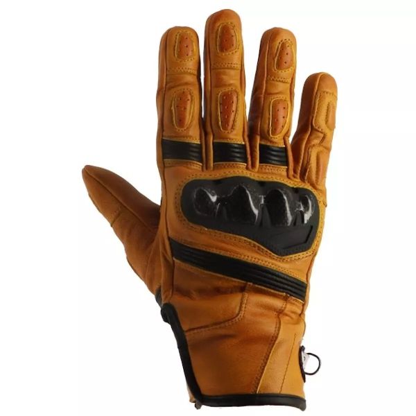 Motorcycle Gloves Helstons Sport Summer Gold Black Motorcycle Gloves Helstons Sport Summer Gold Black