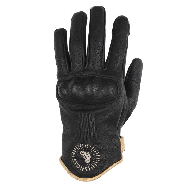 Motorcycle Gloves Helstons Sun Air Summer Black Beige