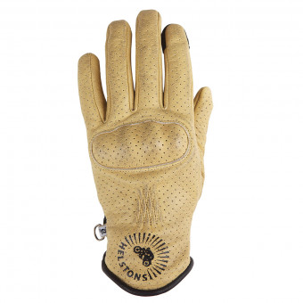 Motorcycle Gloves Helstons Sunshine Air Summer Lady Beige Black Motorcycle Gloves Helstons Sunshine Air Summer Lady Beige Black