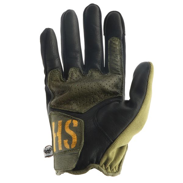 Helstons Thunderbolt Summer 4Ways Leather Khaki Black