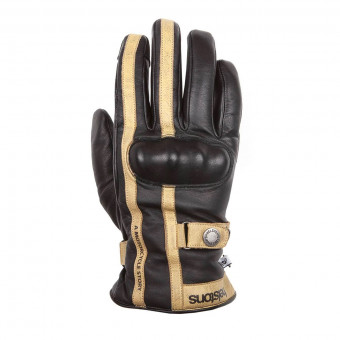 Motorcycle Gloves Helstons Tinta Winter Lady Black Beige Motorcycle Gloves Helstons Tinta Winter Lady Black Beige
