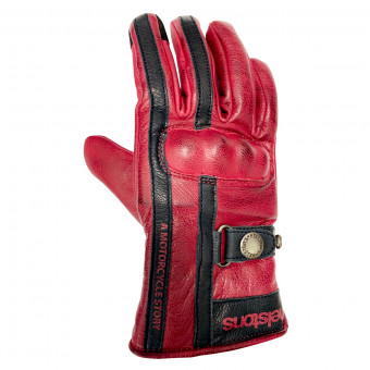 Motorcycle Gloves Helstons Tinta Winter Lady Burgundy Blue Motorcycle Gloves Helstons Tinta Winter Lady Burgundy Blue