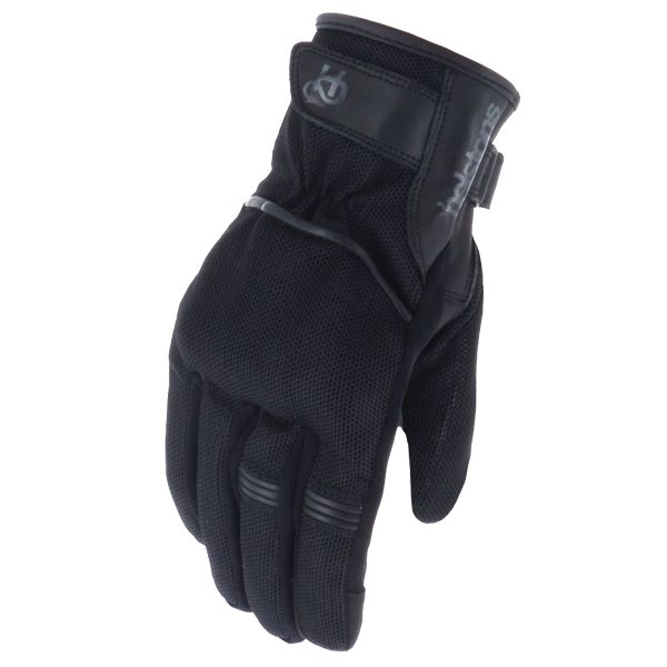 Motorcycle Gloves Helstons Venturi Air Summer Black Black