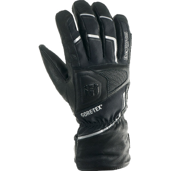 Motorcycle Gloves Bering Poseidon Black Gore-Tex