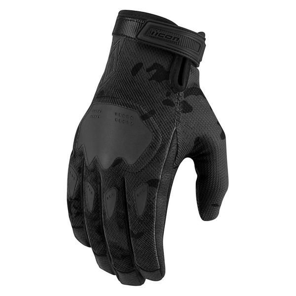 Motorcycle Gloves ICON Hooligan CE Glove Dark Camo Motorcycle Gloves ICON Hooligan CE Glove Dark Camo
