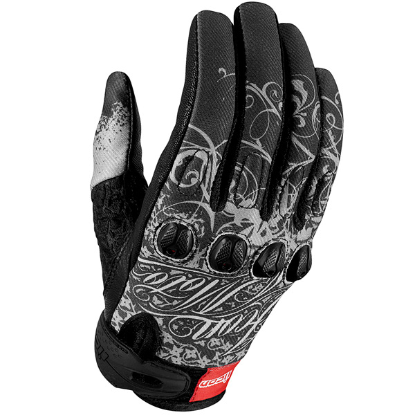 Motorcycle Gloves ICON Sub Street Angel Black
