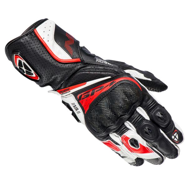 Motorcycle Gloves Ixon GP4 Air Black White Red