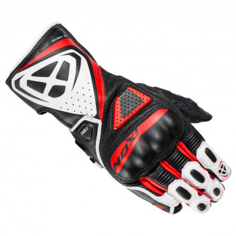 Motorcycle Gloves Ixon GP5 Air Black White Red