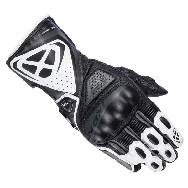 Motorcycle Gloves Ixon GP5 Air Black White