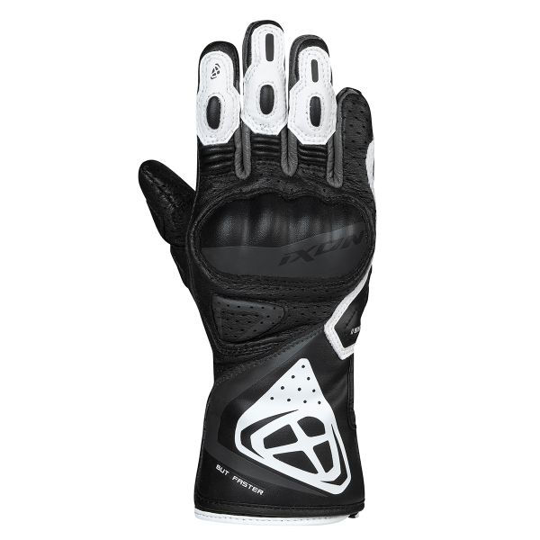 Motorcycle Gloves Ixon GP5 Air Junior Black White Motorcycle Gloves Ixon GP5 Air Junior Black White