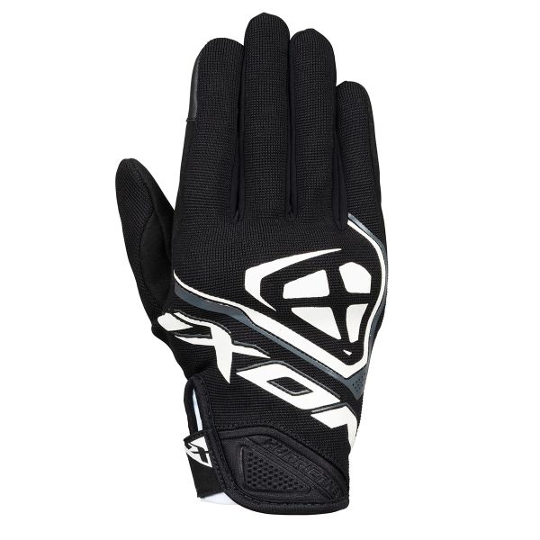 Motorcycle Gloves Ixon Hurricane CE Black White