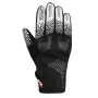 Motorcycle Gloves Ixon Ixflow Knit Black White