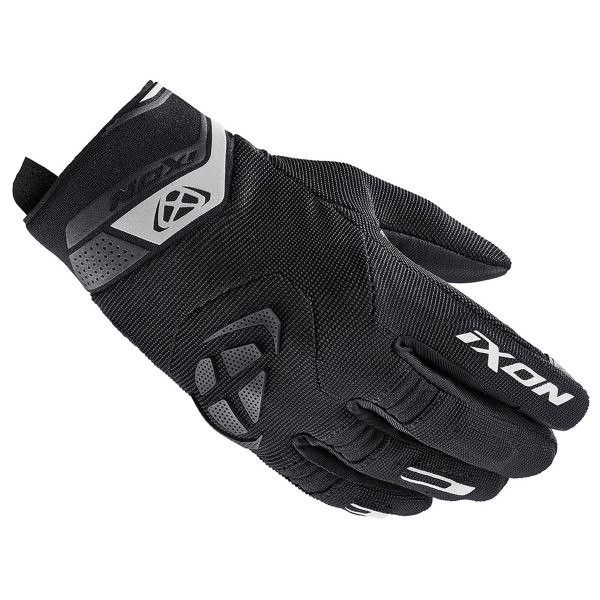 Motorcycle Gloves Ixon Mig 2 L Black White Motorcycle Gloves Ixon Mig 2 L Black White