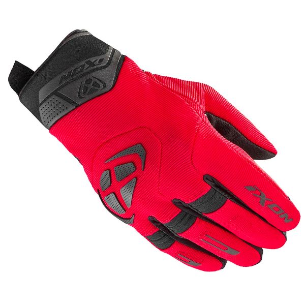Motorcycle Gloves Ixon Mig 2 Red Black Motorcycle Gloves Ixon Mig 2 Red Black