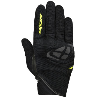 Motorcycle Gloves Ixon Mig Black Bright Yellow