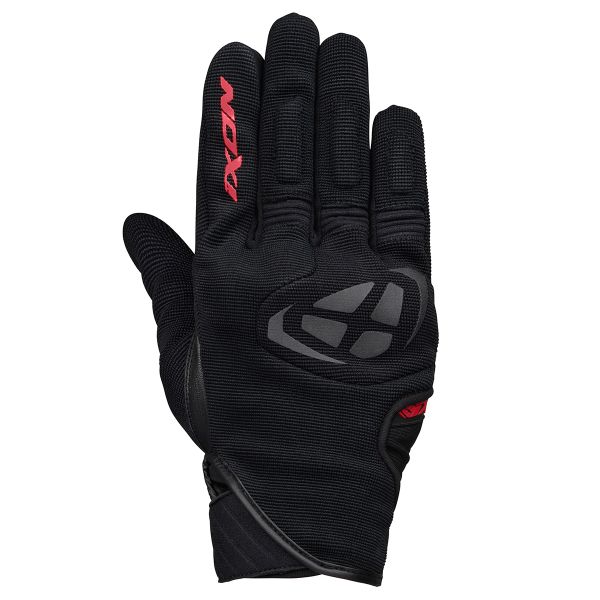 Motorcycle Gloves Ixon Mig Black Red Motorcycle Gloves Ixon Mig Black Red