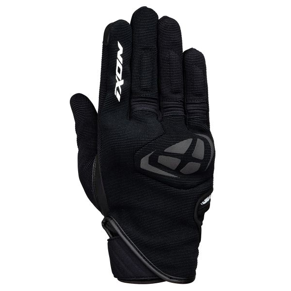 Motorcycle Gloves Ixon Mig Black White Motorcycle Gloves Ixon Mig Black White