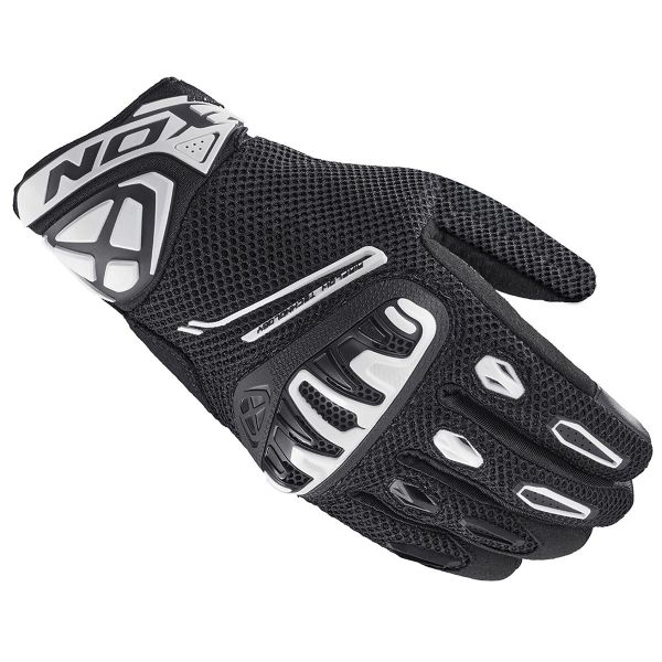 Motorcycle Gloves Ixon Mirage Airflow Black White